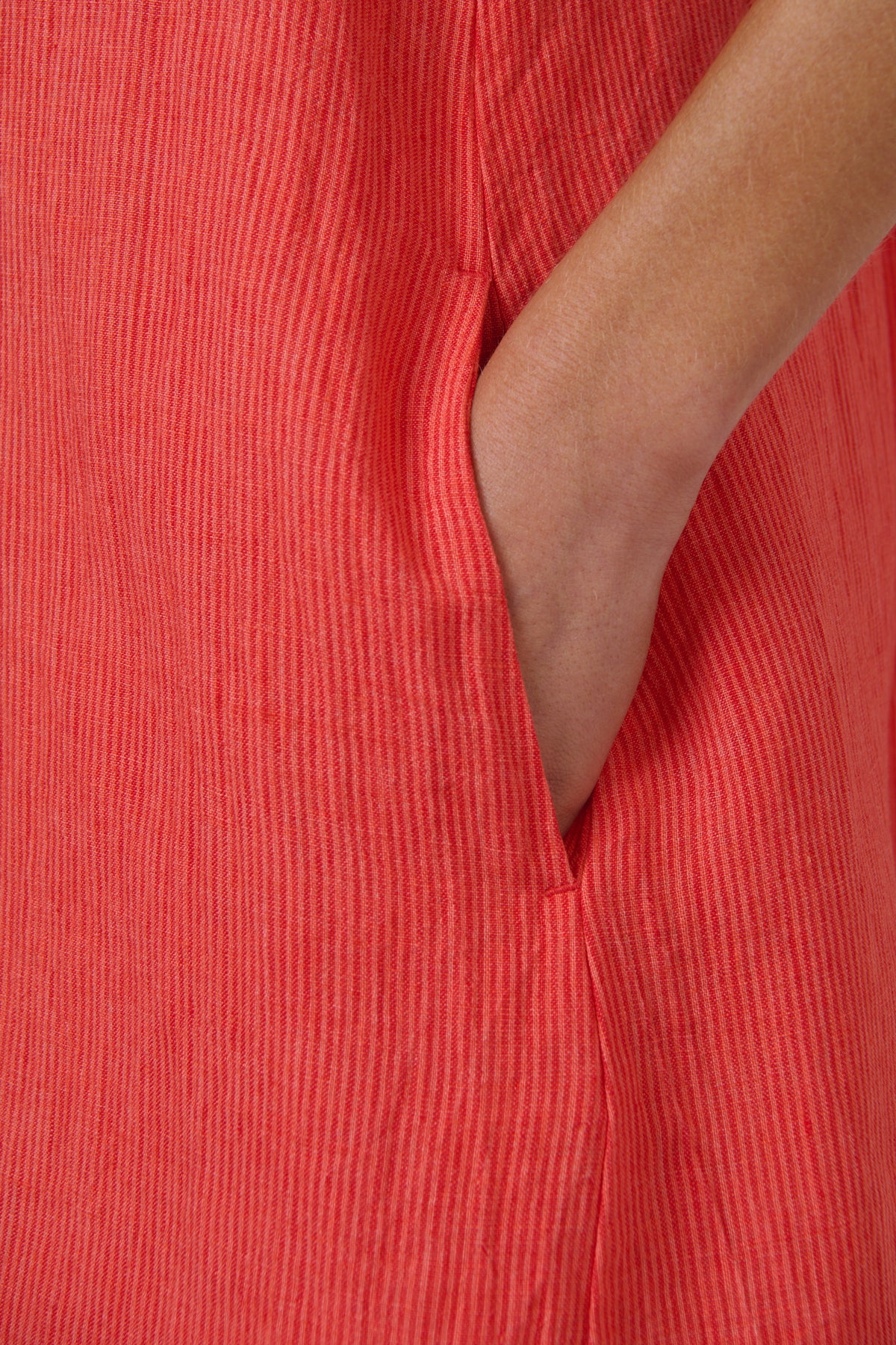 Naturals by O&J Linen dress in Sunset Strip - sleeveless with pockets