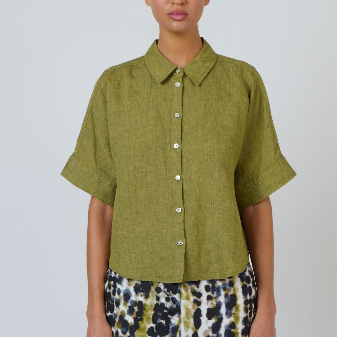 Naturals by O J Linen Top Balsam Front View Berrimas Overflow