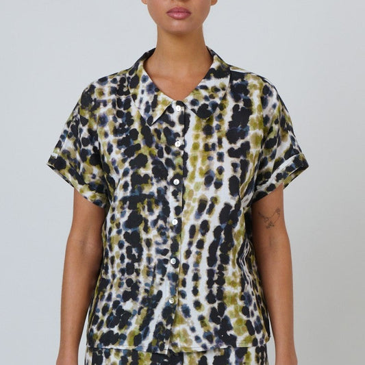 Naturals by O J Linen Top Lichen Front View Berrimas Overflow