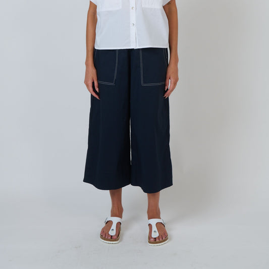 Naturals by O J Poplin Pants Ink Front View Berrimas Overflow