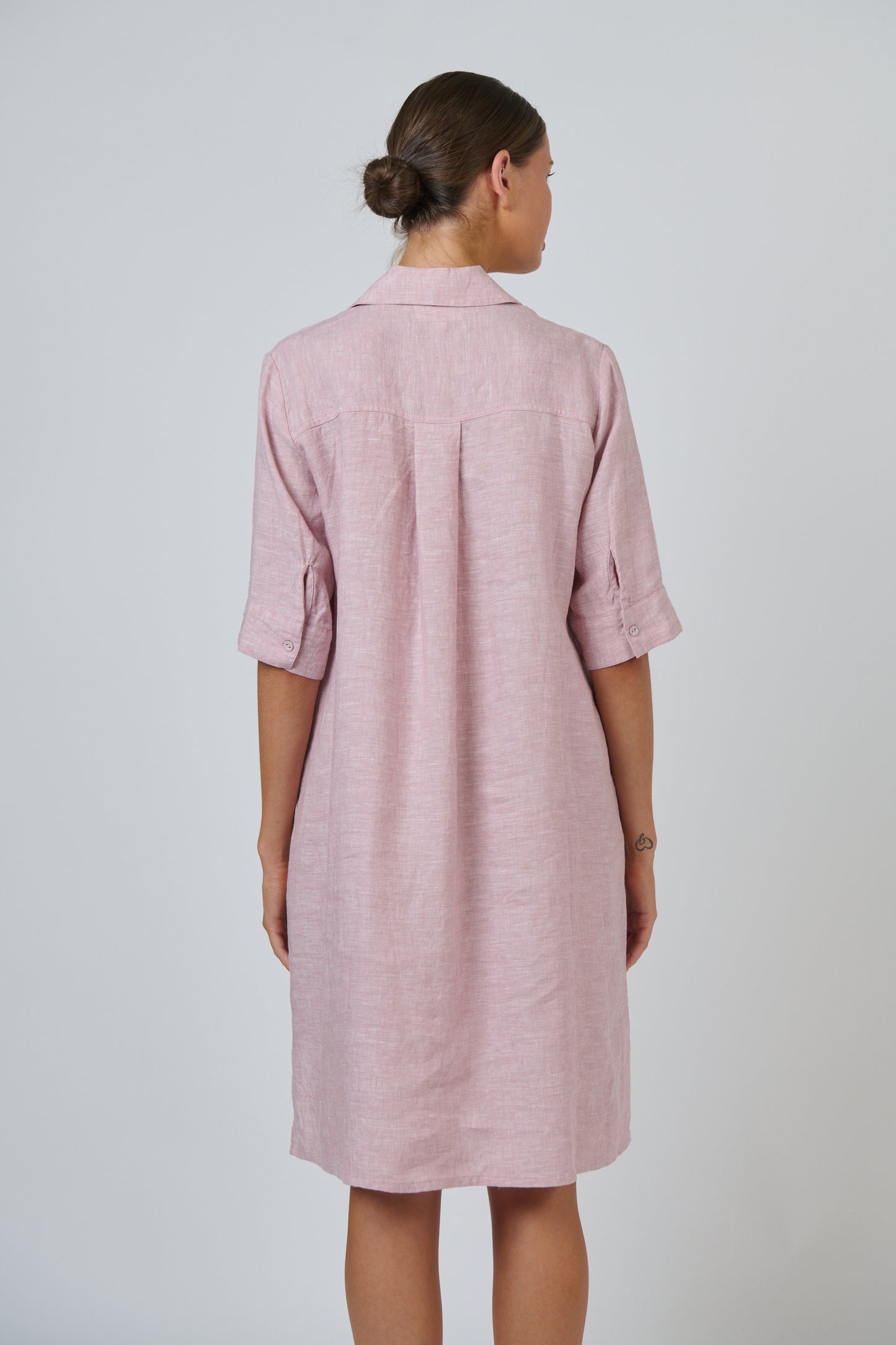Naturals by O&J Shirtdress in Radish GA513