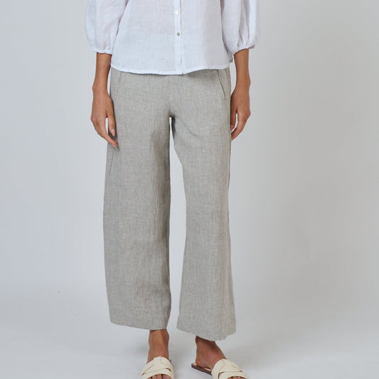 Naturals by O&J Linen pants GA398 in Mousse