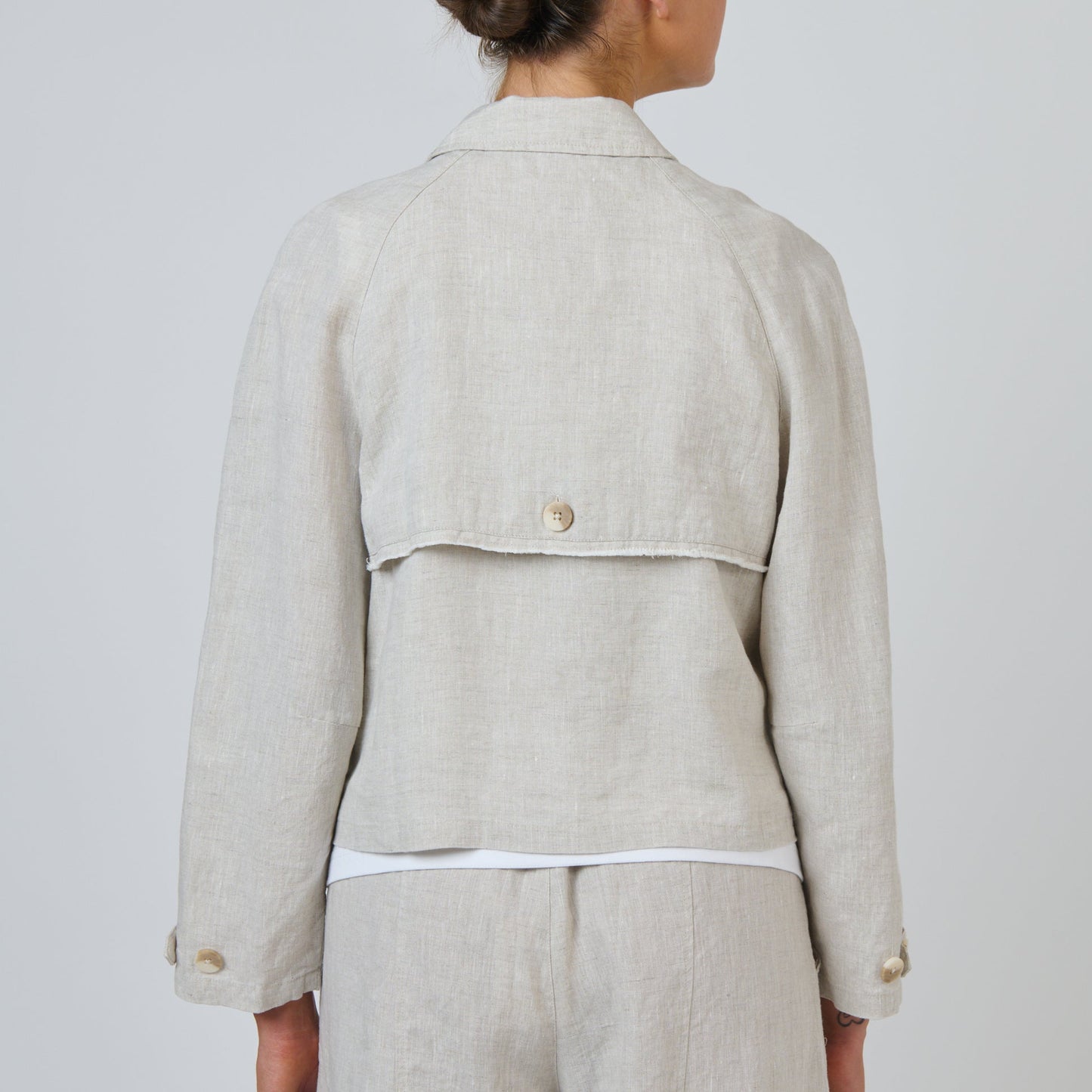 Naturals by O&J - Linen Jacket - Sand
