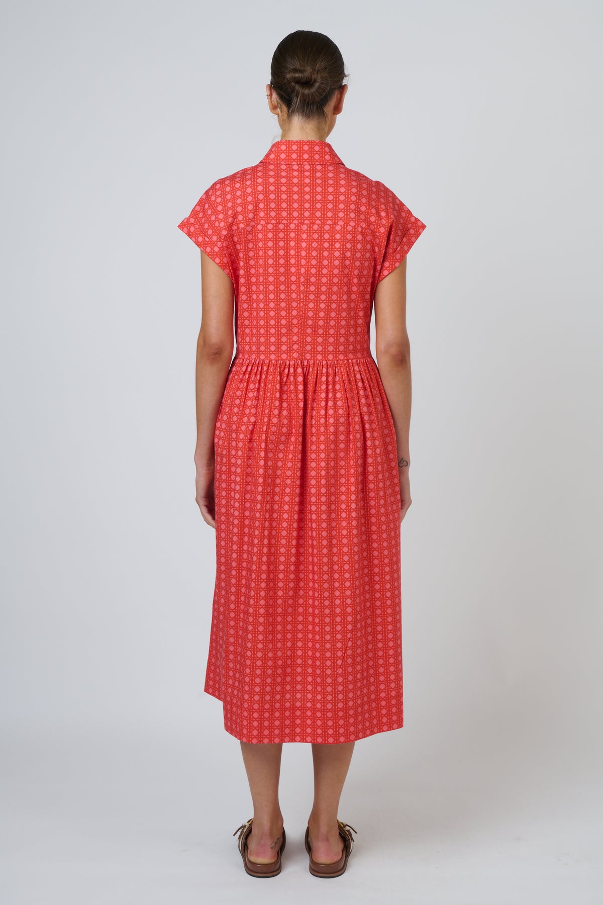 Naturals by O&J - Poplin Dress - Cannage