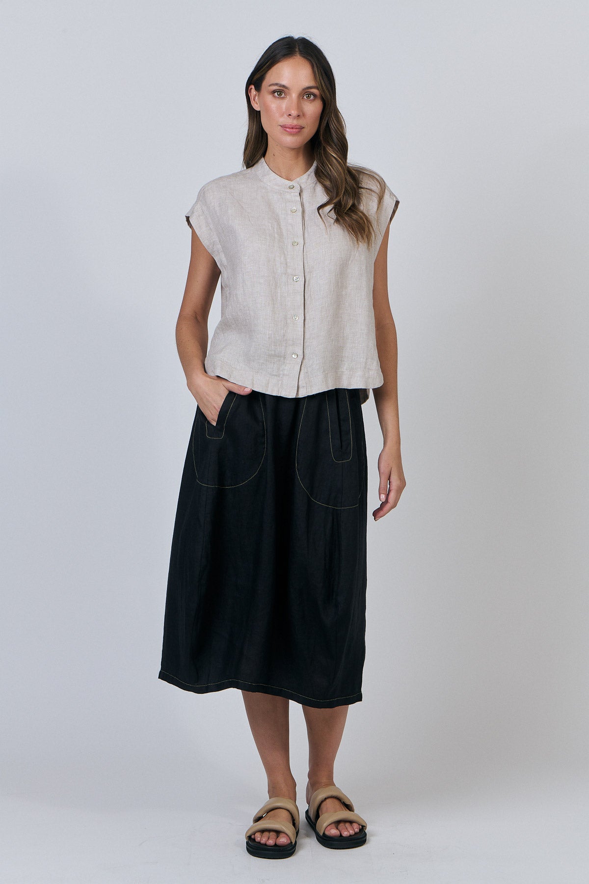 Natrals by O&J Linen top.