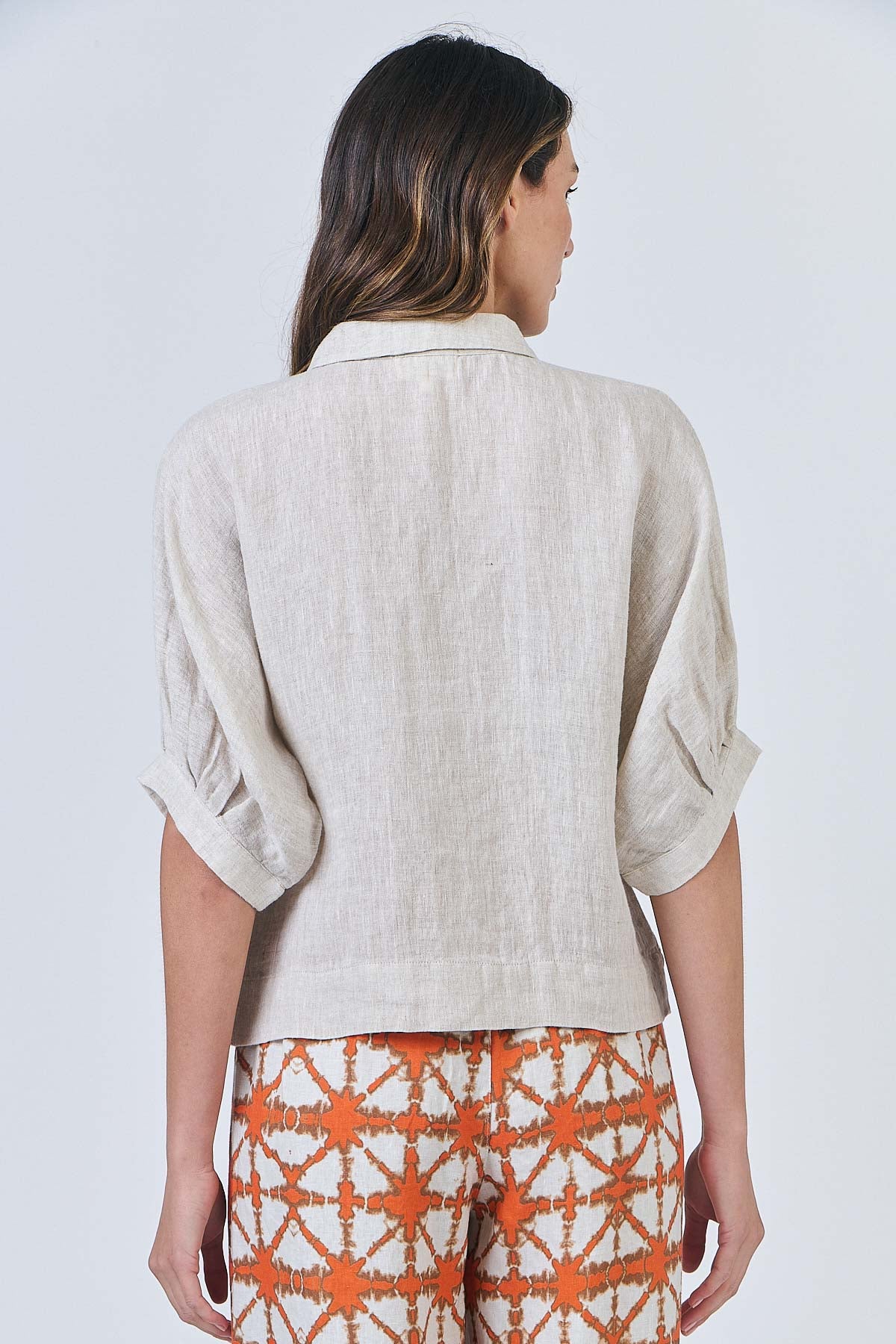 Naturals By O&J all natural fibers. Linen top.