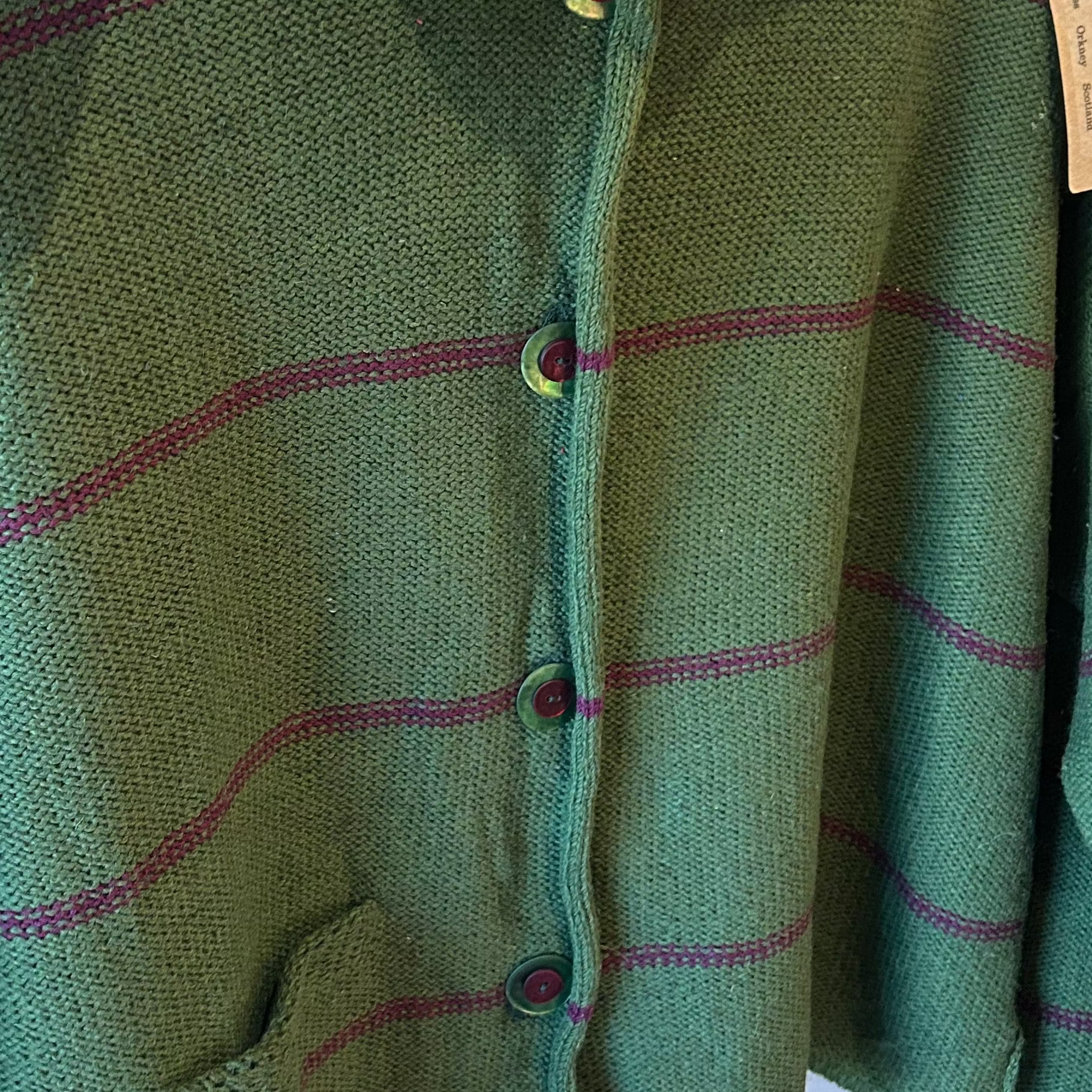 Lambswool and silk knit jacket Scotland