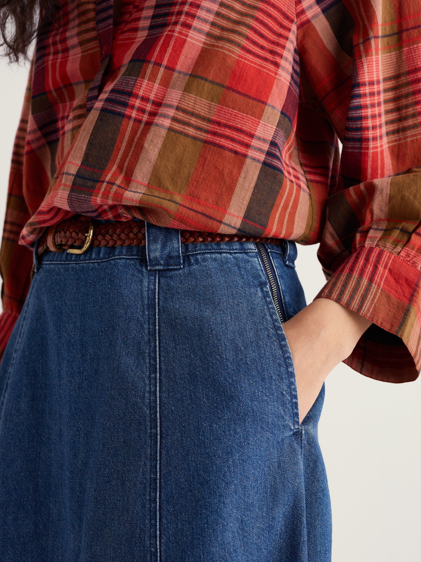 SEASALT - Restharrow Skirt - Mid Wash