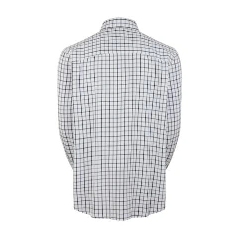 Men's quality cotton short in navy check
