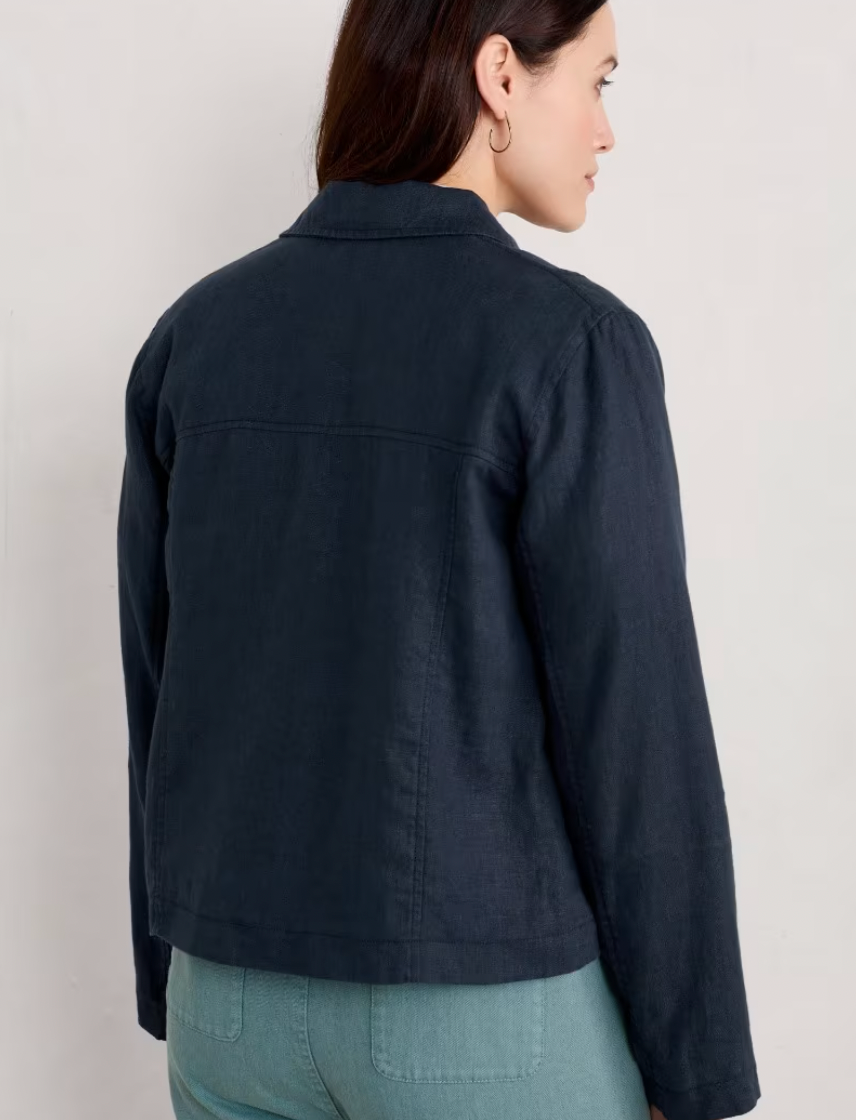 SEASALT's Arame Jacket in Maritime, back view