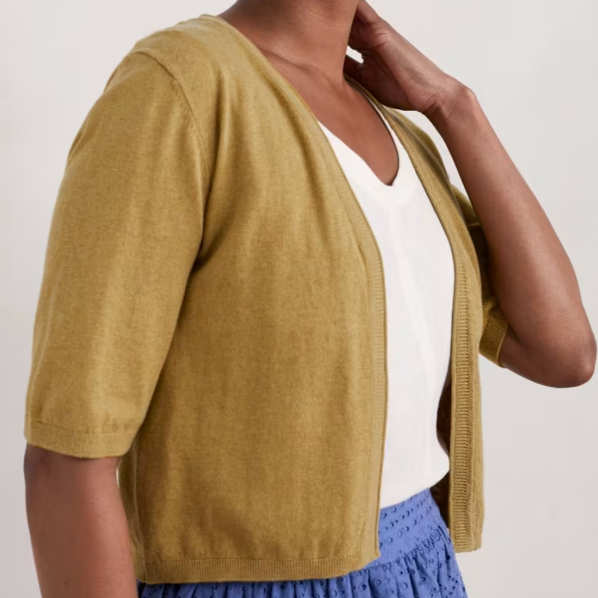 SEASALT's Maria Cardigan in Pear