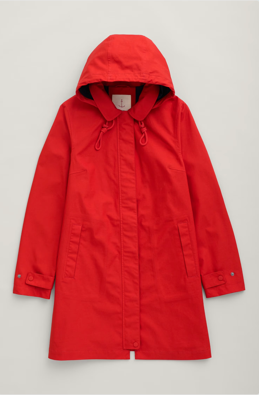 SEASALT's Cloudburst Mac in Tomato, flat lay