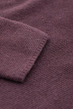 SEASALT's Fruity Jumper in Dark Chard, detail of knit