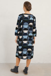 Seasalt Sea call dress in Textured Abstract Quay