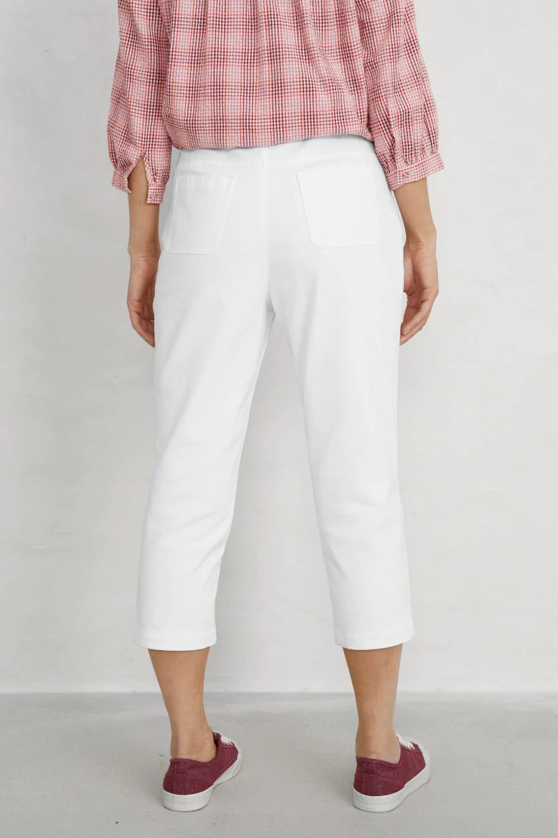 SEASALT's capri Albert Quay Crops trousers in Salt