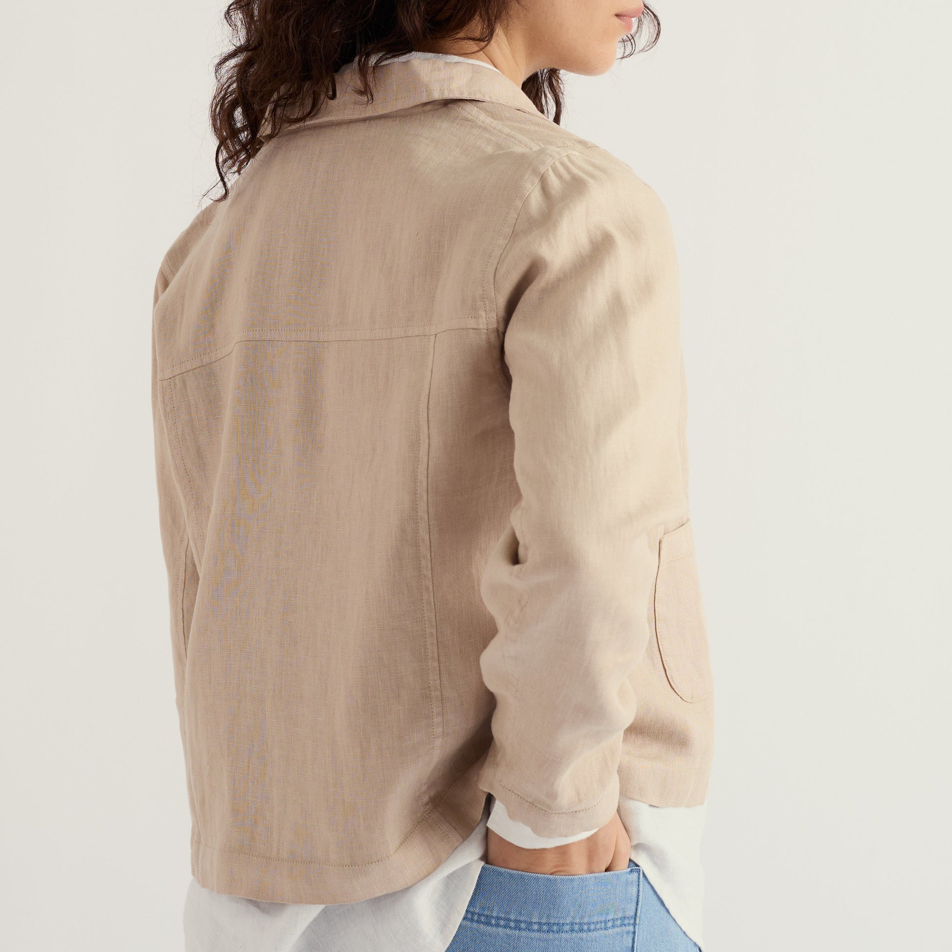 Seasalt Arame Linen Jacket Whelk