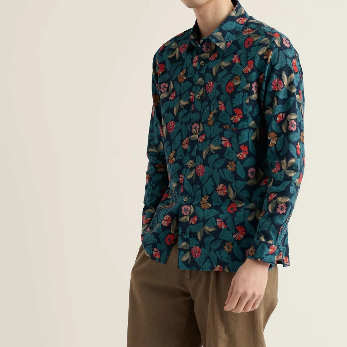 Seasalt Palores Plant Abstraction Shirt