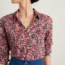 Cotton shirt from Seasalt Cornwall in Ceramic Floral Rose Dew