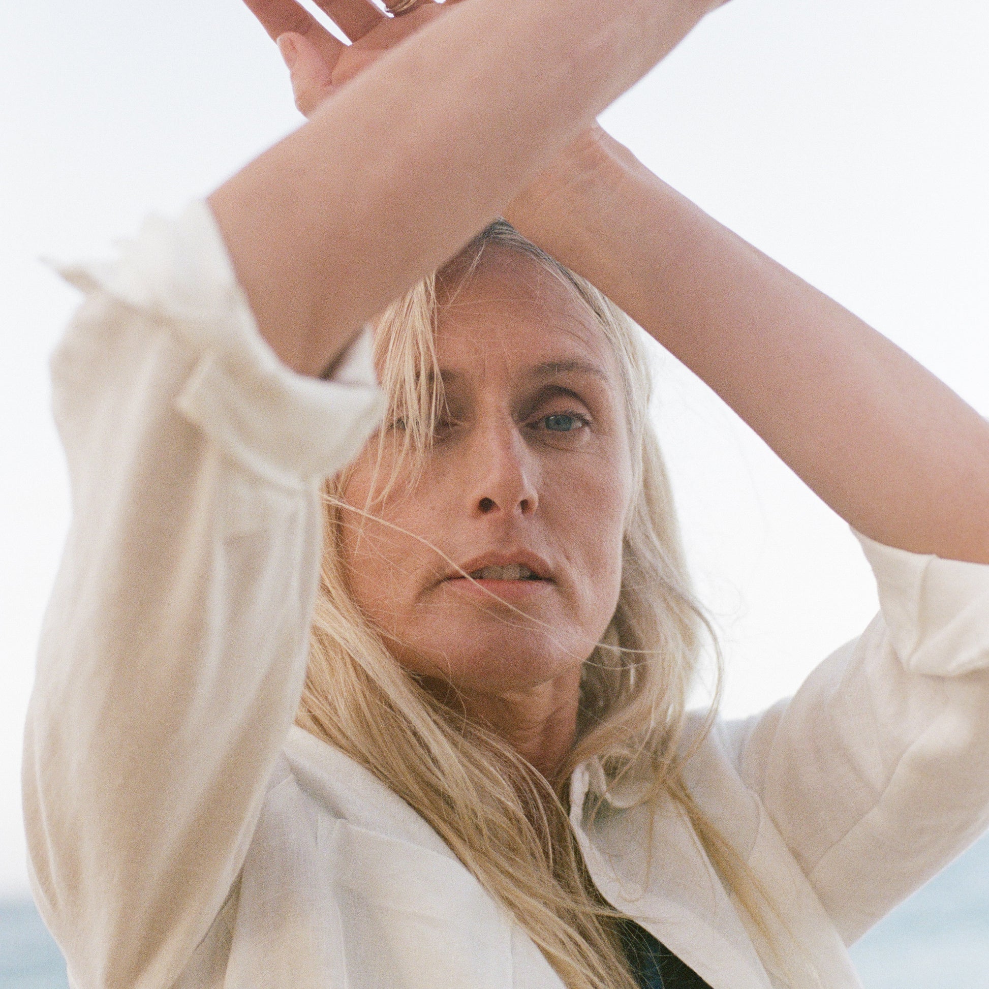 Seasalt Cornwall Pure Linen Hazel Branch Chalk White Shirt