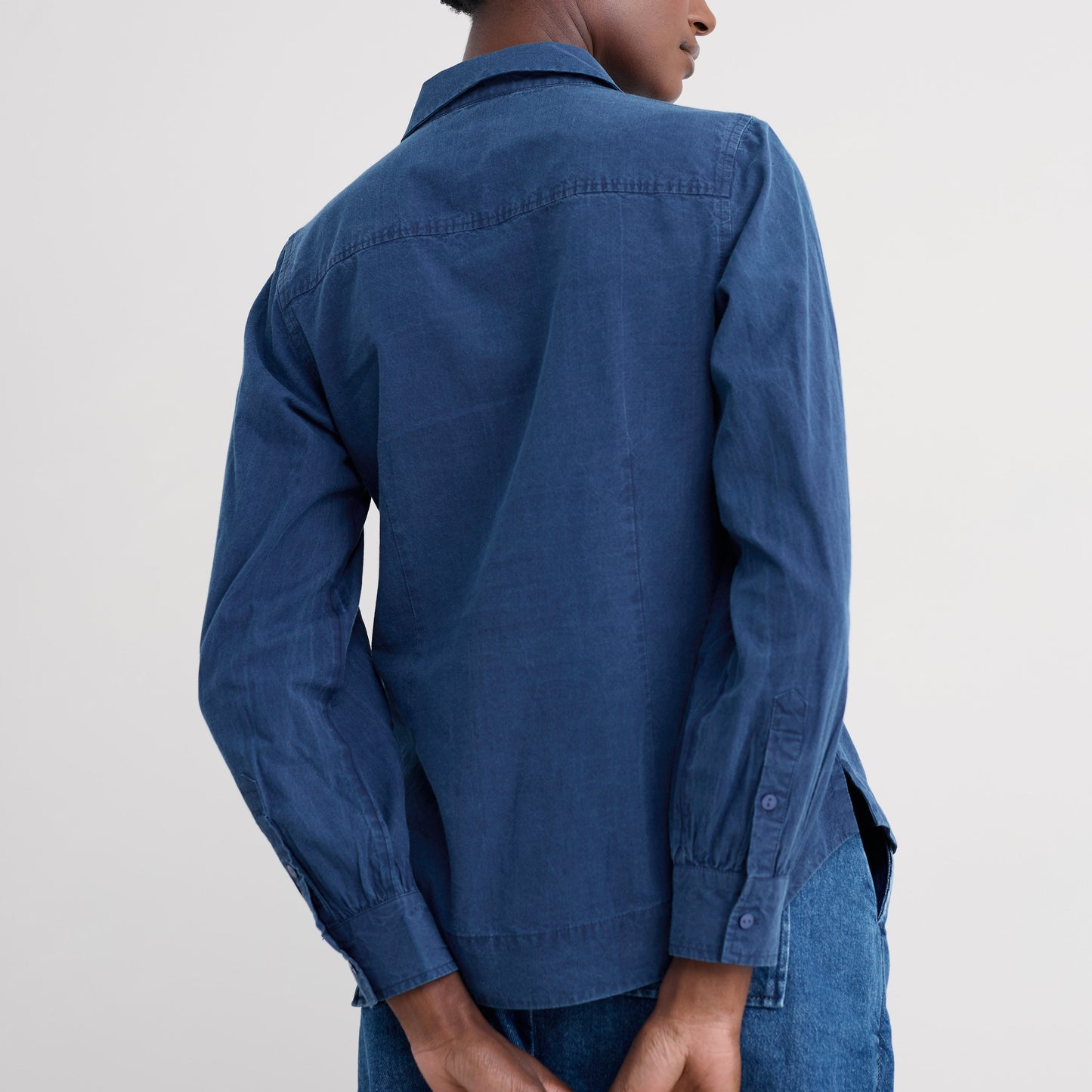 Seasalt women's cotton shirt in blue