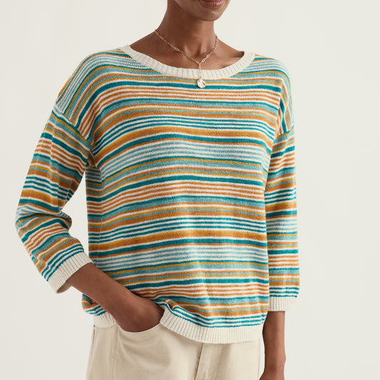 Seasalt Knavock Jumper Dittany Amber Multi