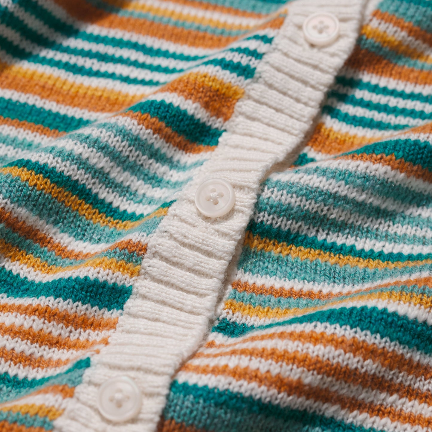 Seasalt Dittany Amber Multi Stripes pattern close-up