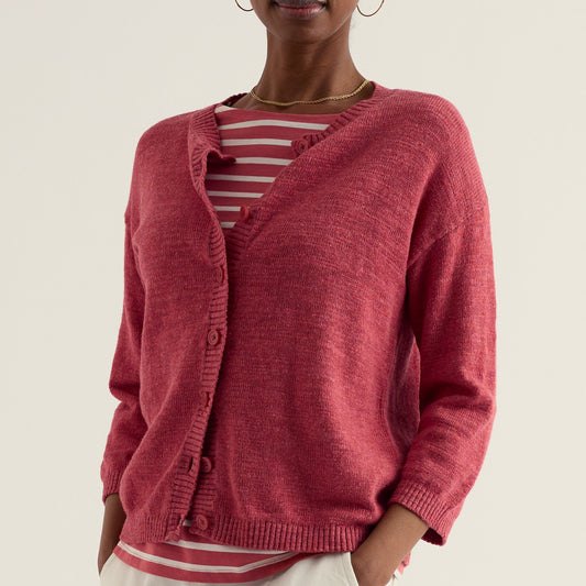 Seasalt Pentire Seps Cardigan Echinacea