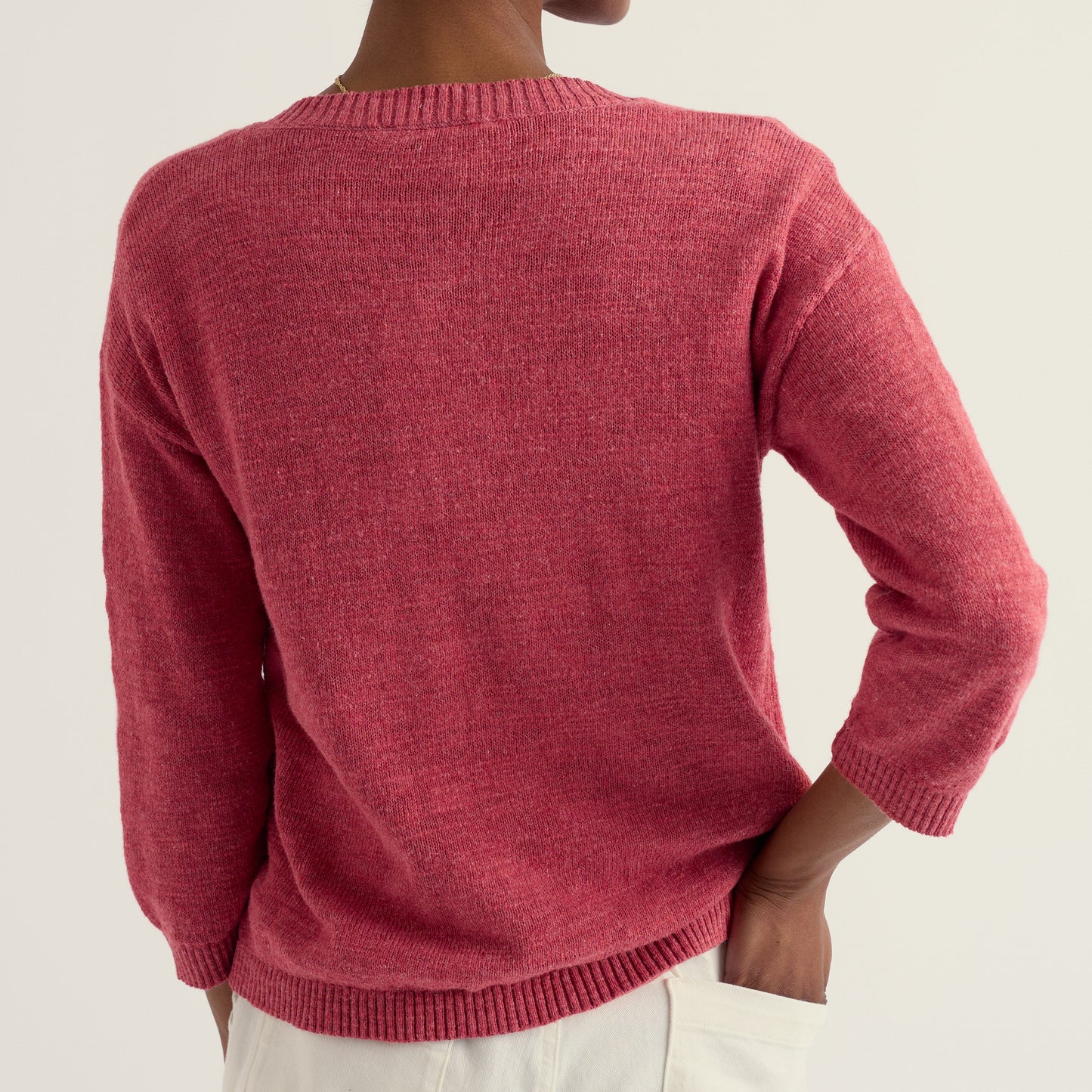 Seasalt Cornwall Pentire Steps Cardigan Pink