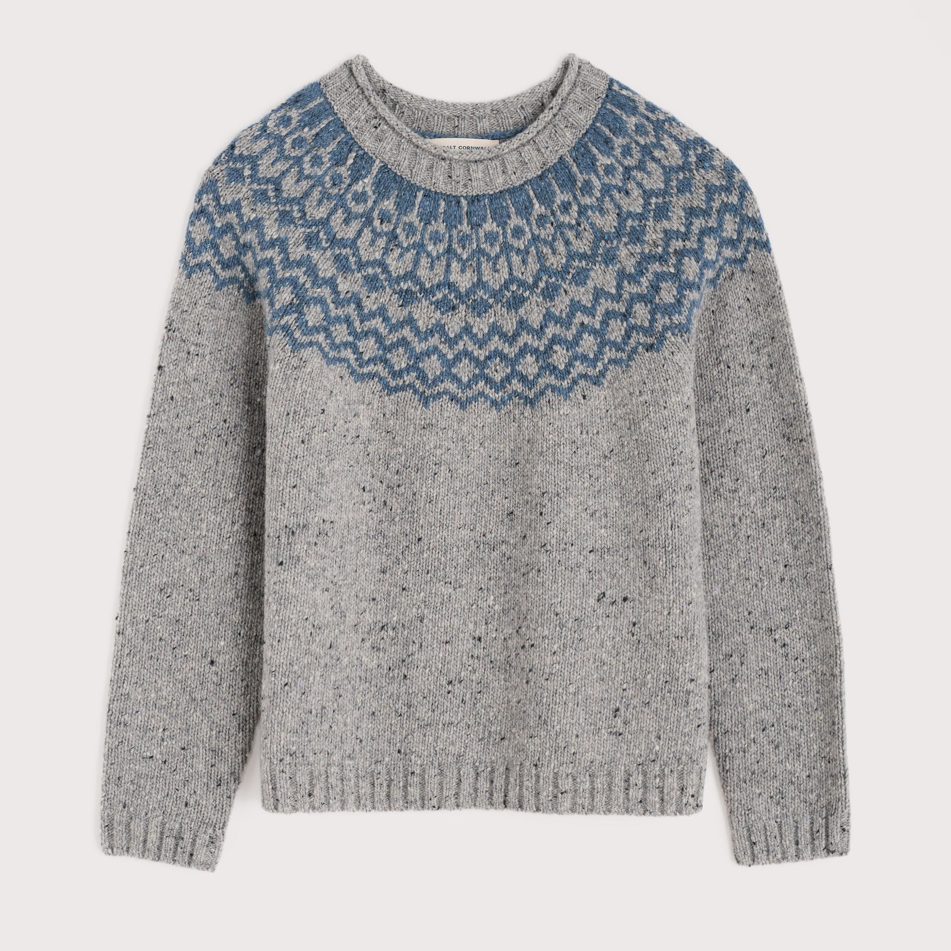 Seasalt Chunky Merino jumper with fairisle pattern. Quality knitwear