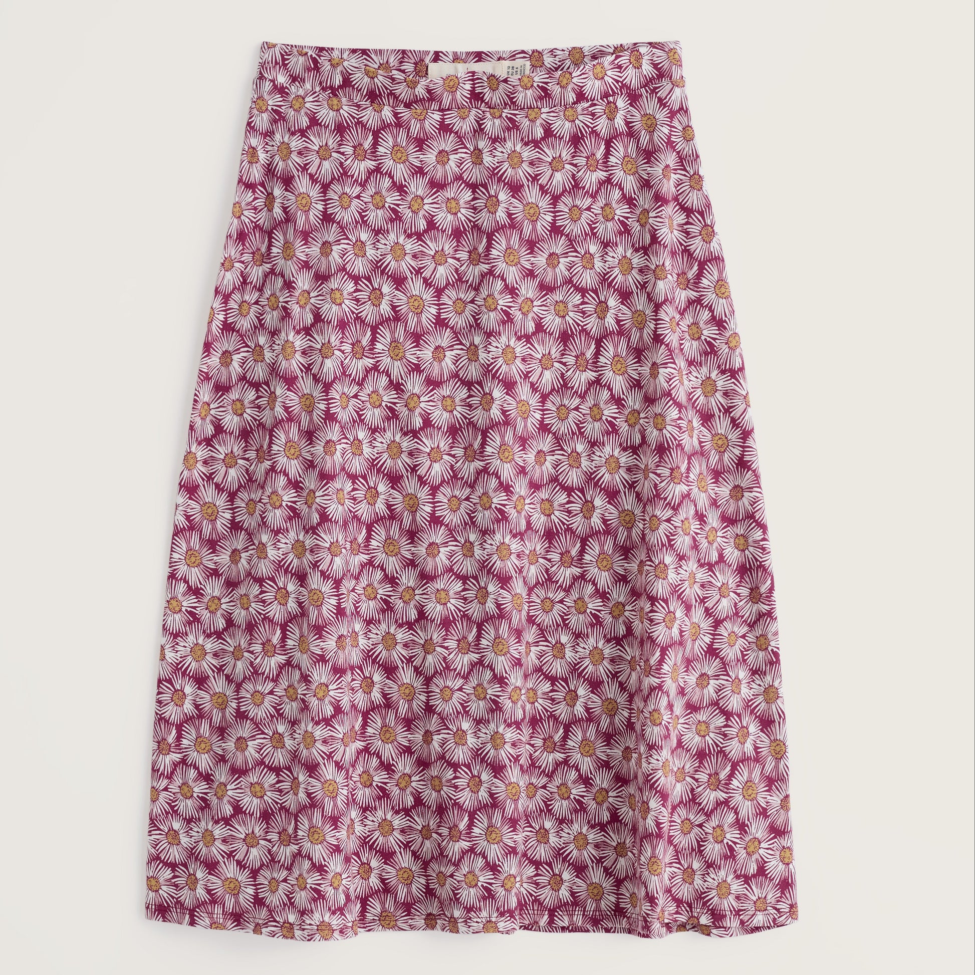 Seasalt Rose Skirt Calf Painted Asters Dark Freesia