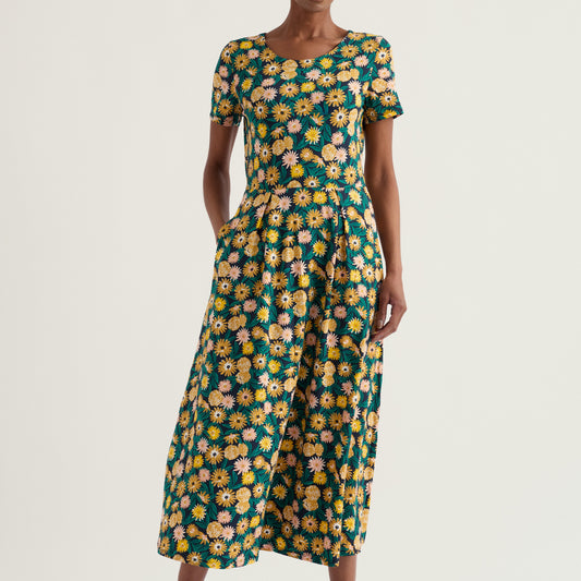 Seasalt SSVeronica Dress Marigold Meadow Inkwell