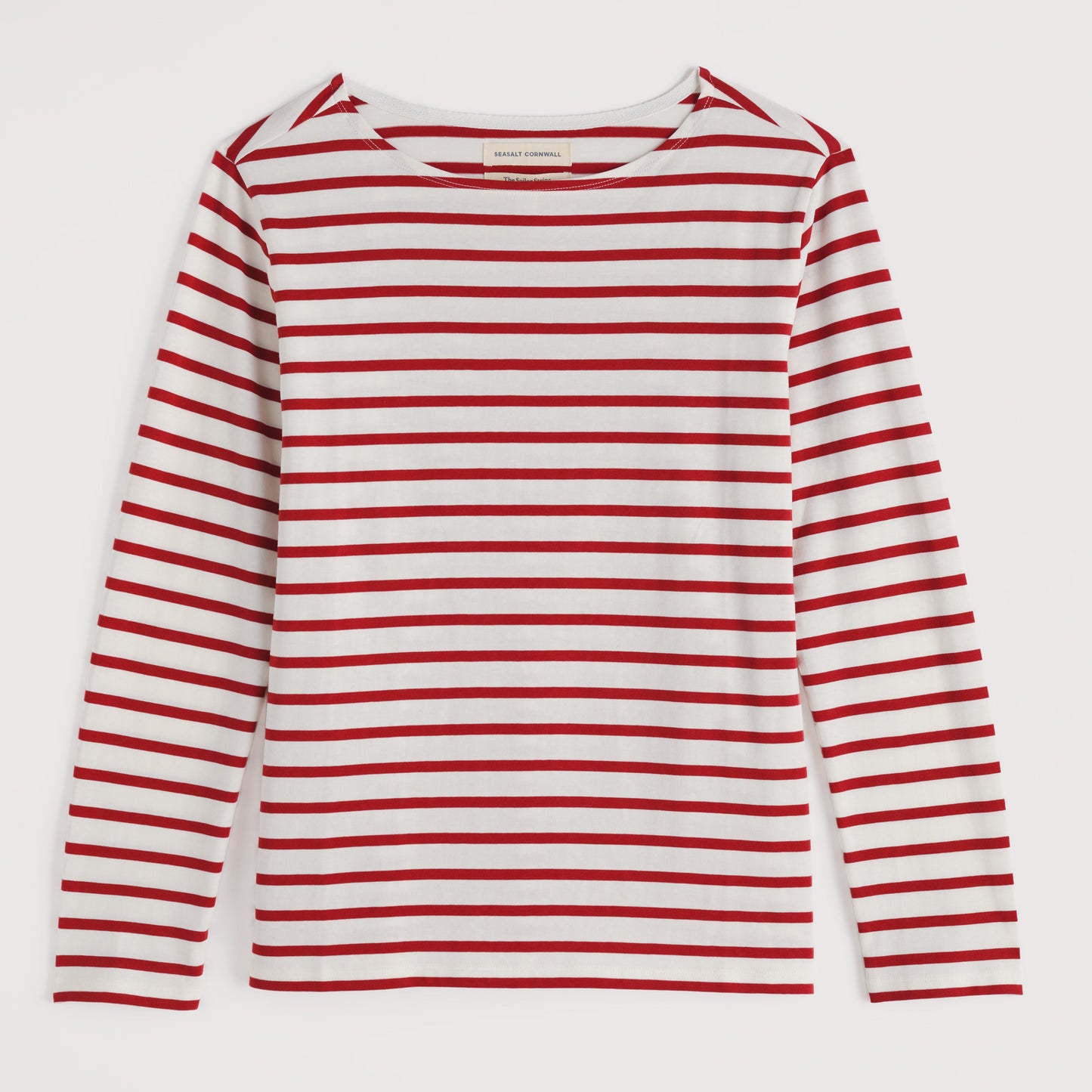 Seasalt Sailor Shirt Breton Deep Rust