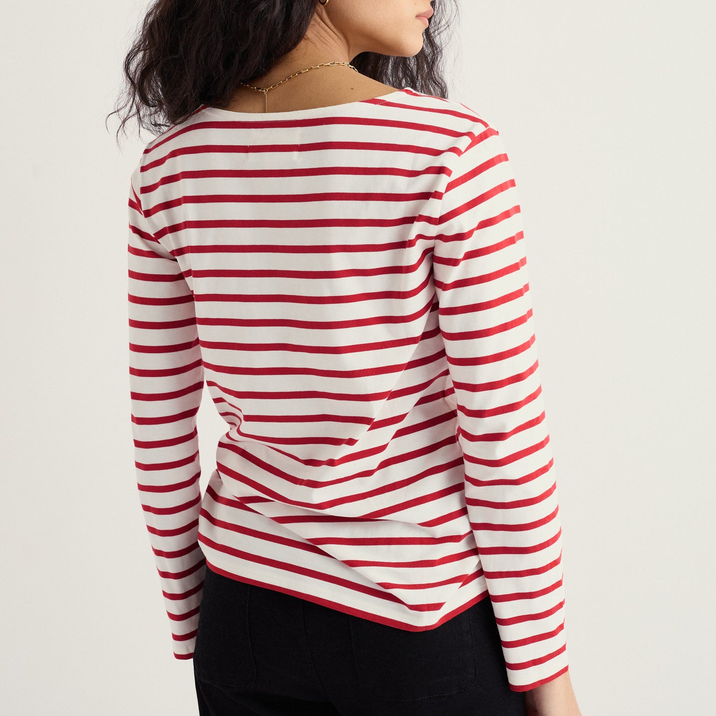 Seasalt Breton Sailor Shirt Deep Rust