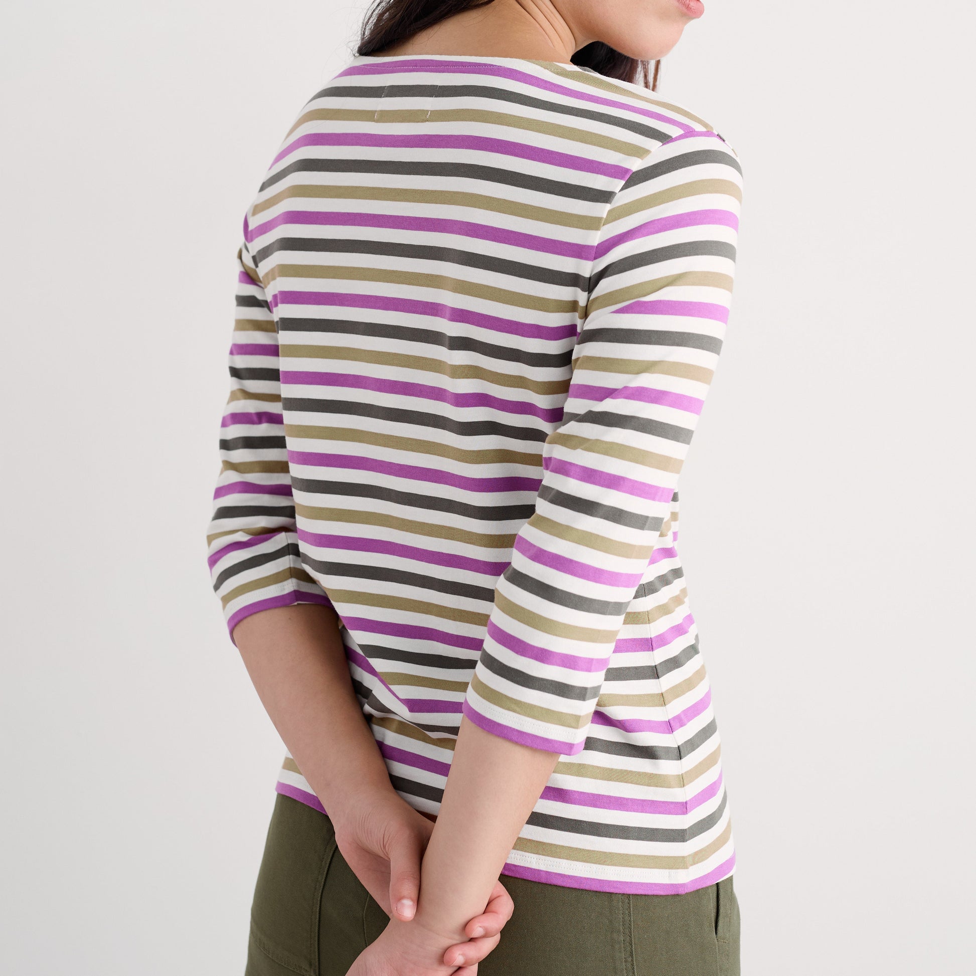 Seasalt Cornish Fennel Striped Sailor Top