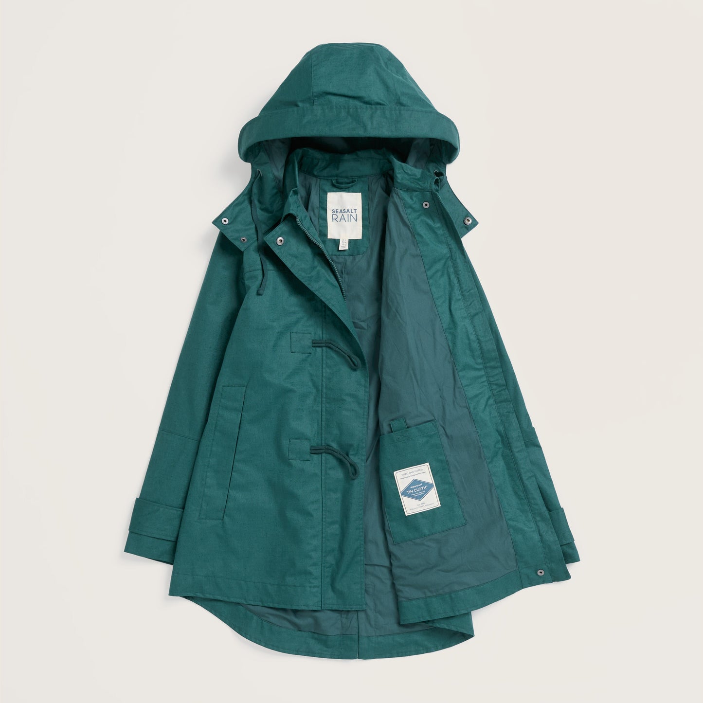 Seasalt Sea Drift Coat in dark green