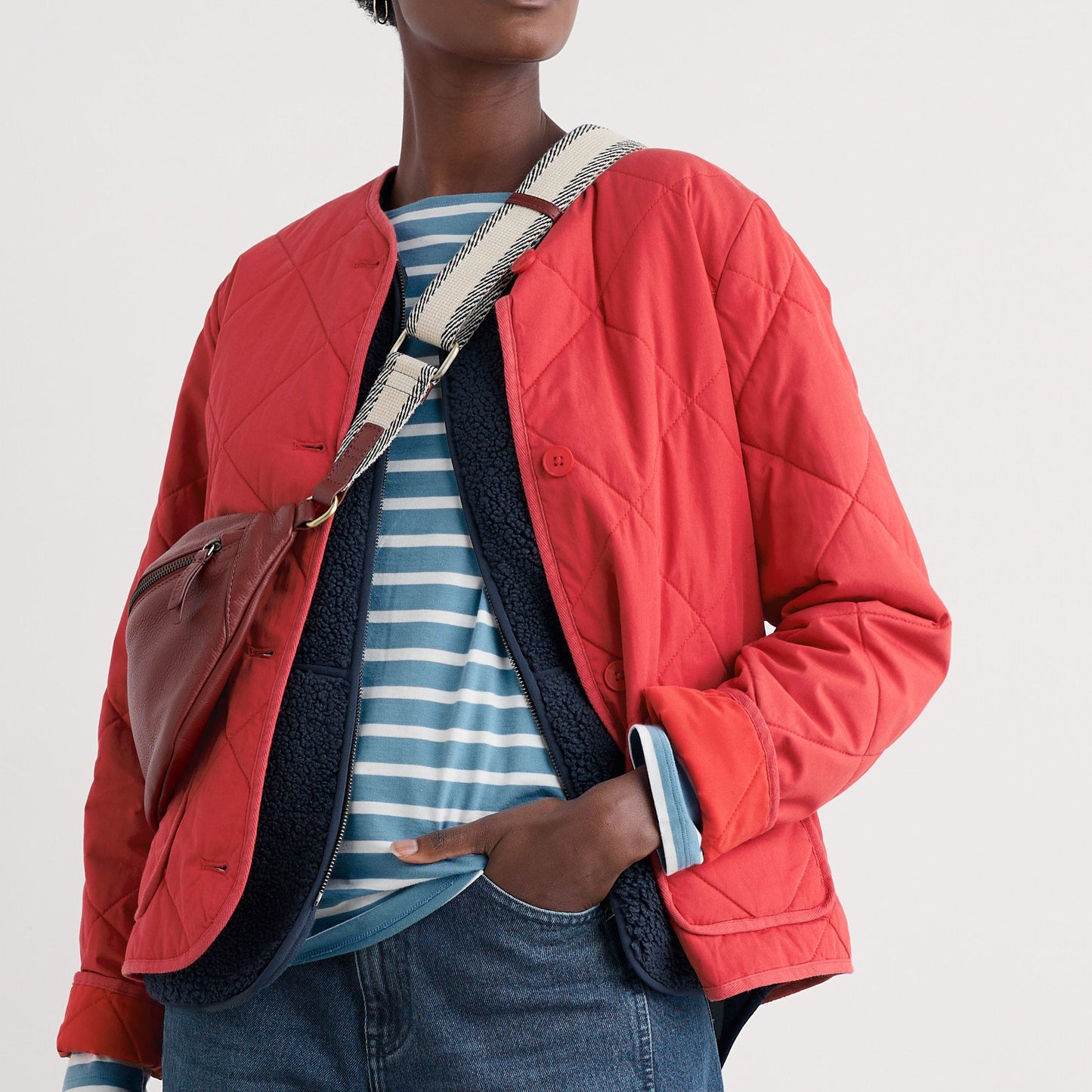 Seasalt Swift Barn Jacket Tomato