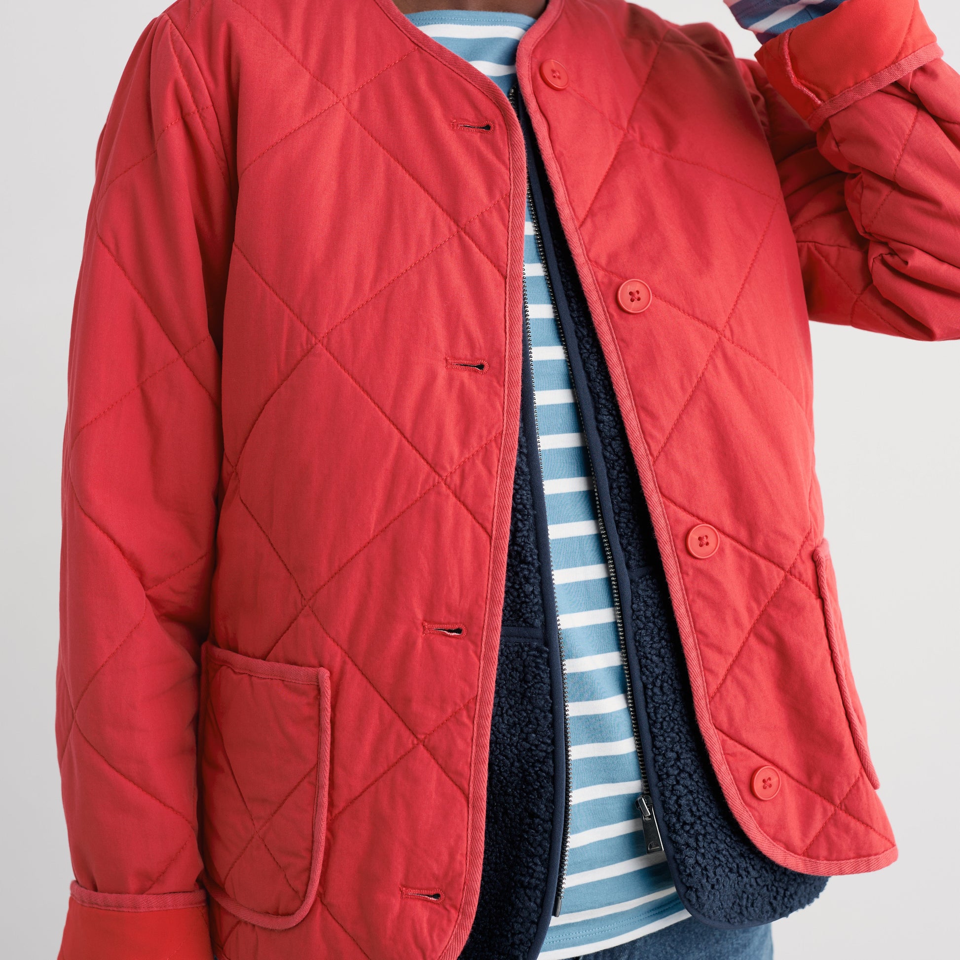 Seasalt Swift Barn Jacket Tomato