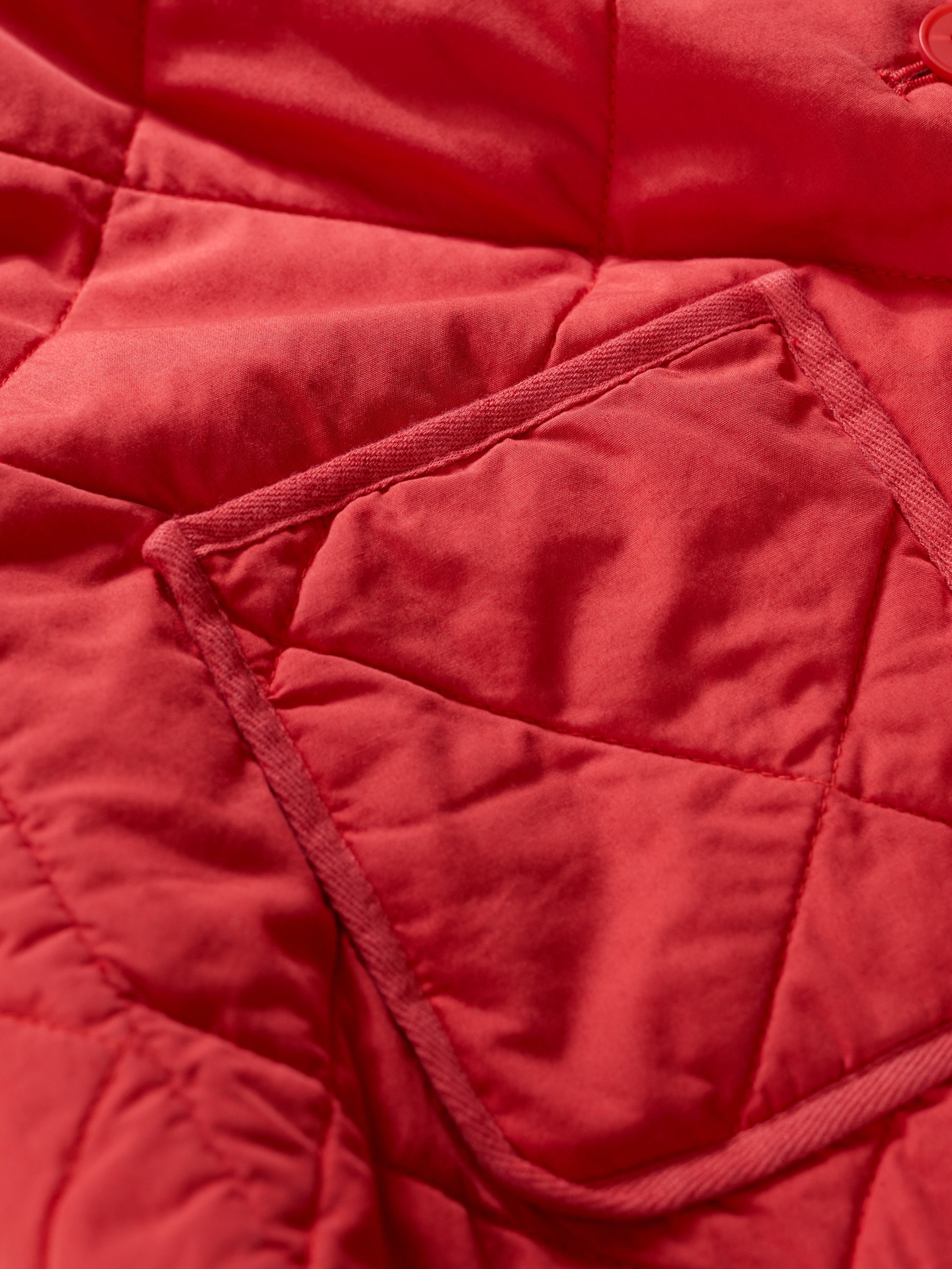 Seasalt Cornwall Quilted Jacket Tomato 