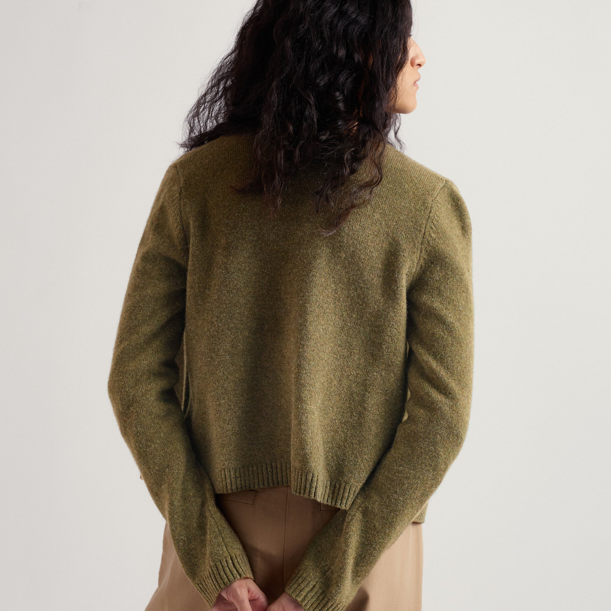 Seasalt Cardigan Merino - Tern Tide Seagrass