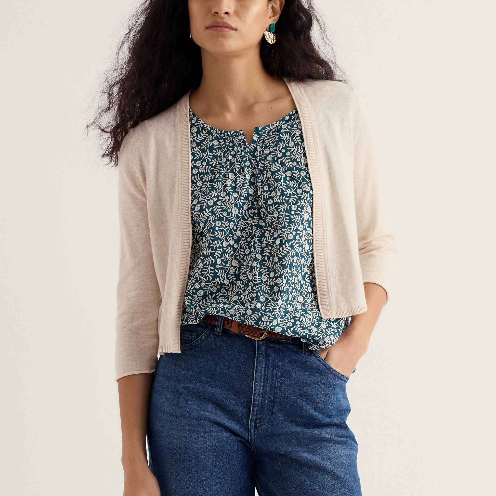 Seasalt Cornwall Vanessa Cardigan in Chalk