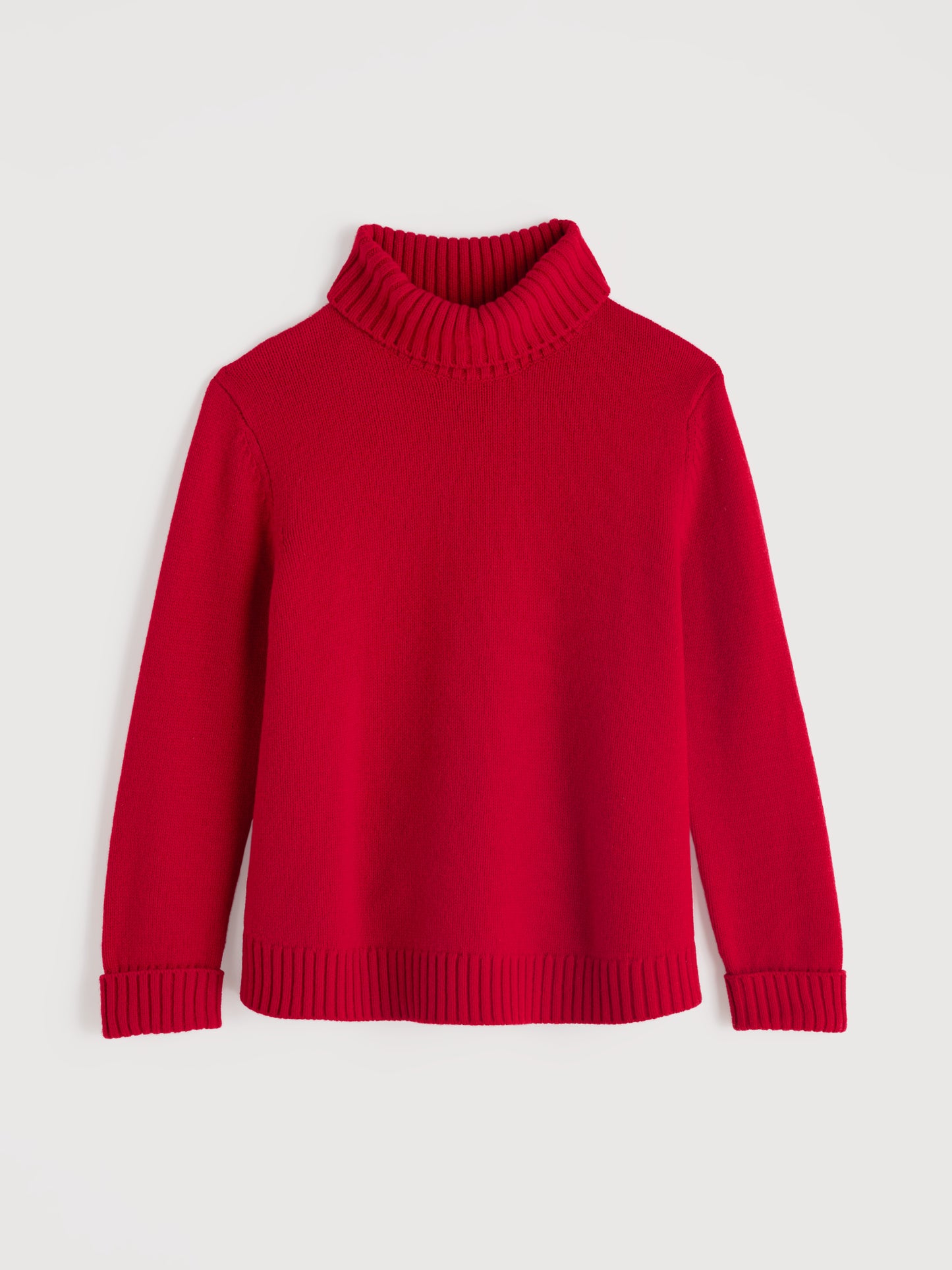 Seasalt Roll Neck Wool sweater in red