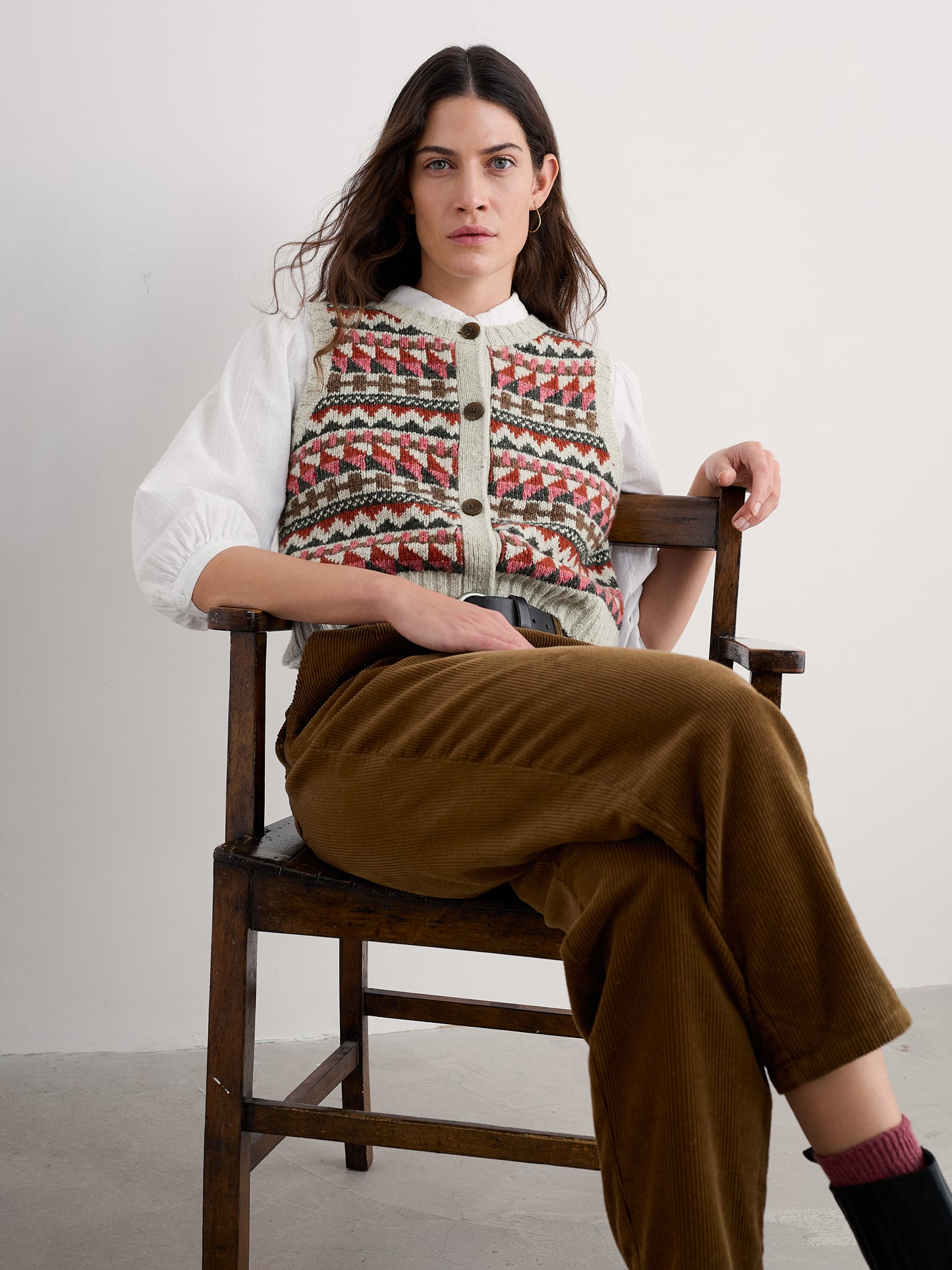 Seasalt women's fairisle Vest
