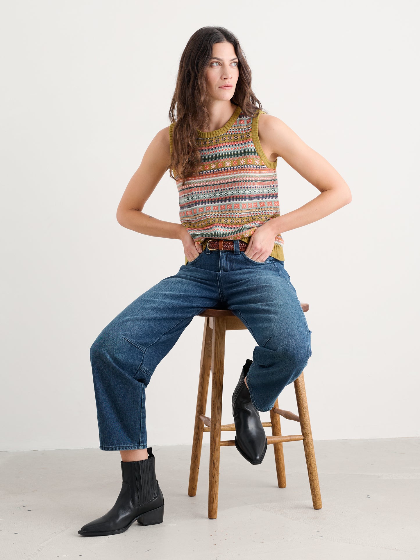 Seasalt Cornwall vest - Fairisle.