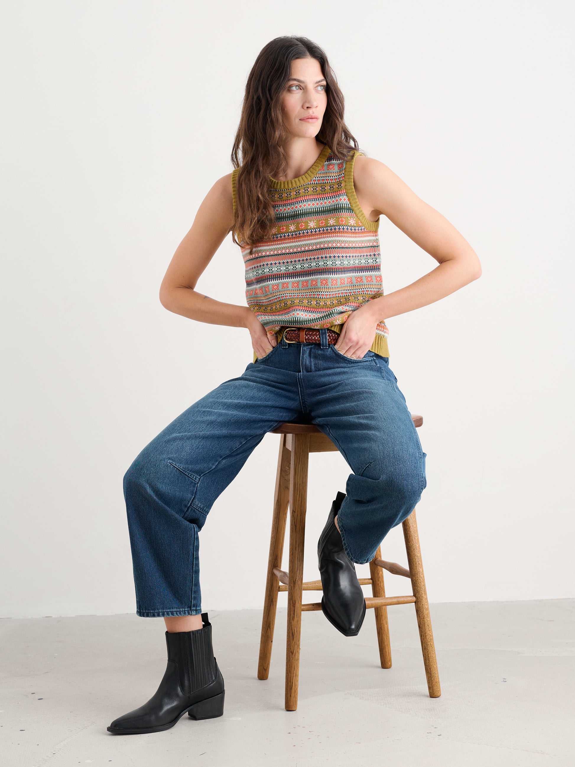 Seasalt Cornwall vest - Fairisle.