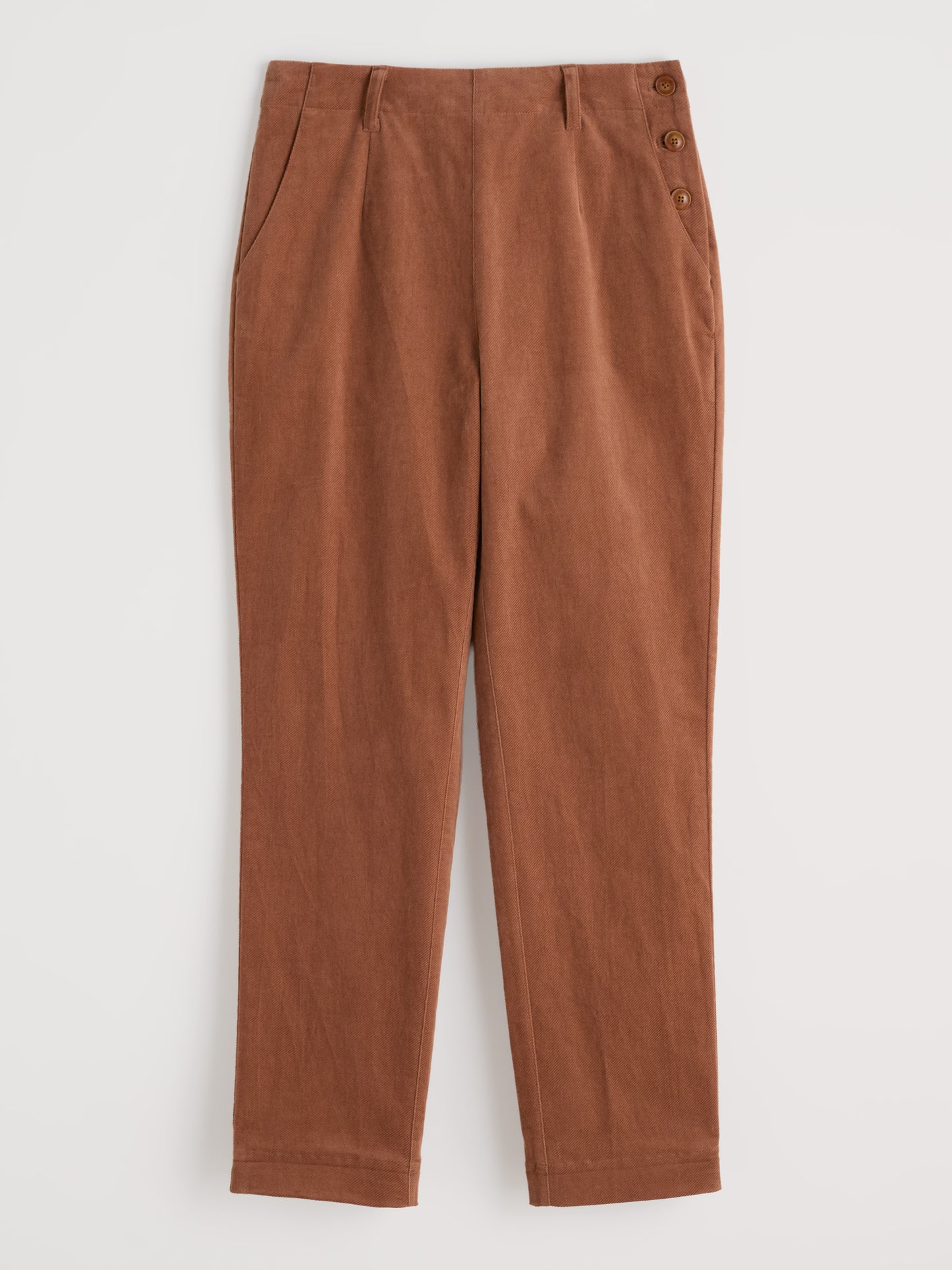 Seasalt Cornwall organic cotton pants in brown