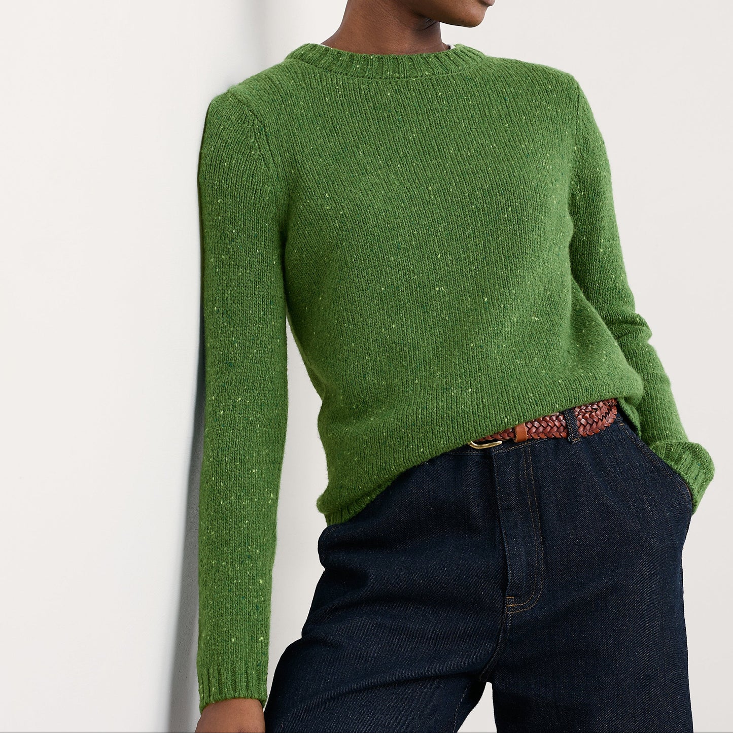 Seasalt Dawson Pick Jumper in Fern.