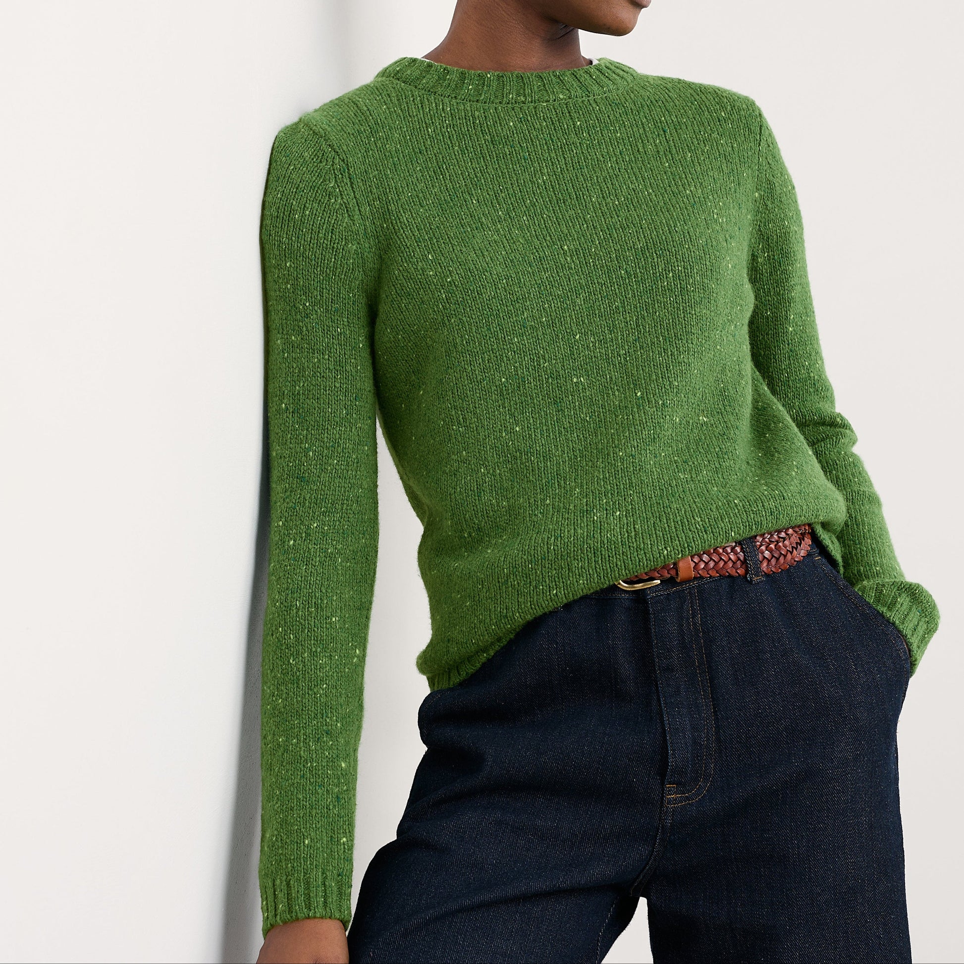 Seasalt Dawson Pick Jumper in Fern.