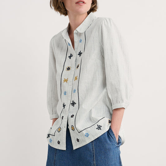 Seasalt Embroidered Hope Cottage Blouse
