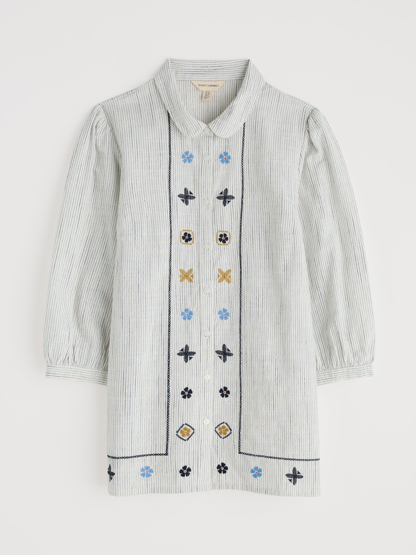 Seasalt Hope Cottage Top in Organic Cotton. Embroidered.