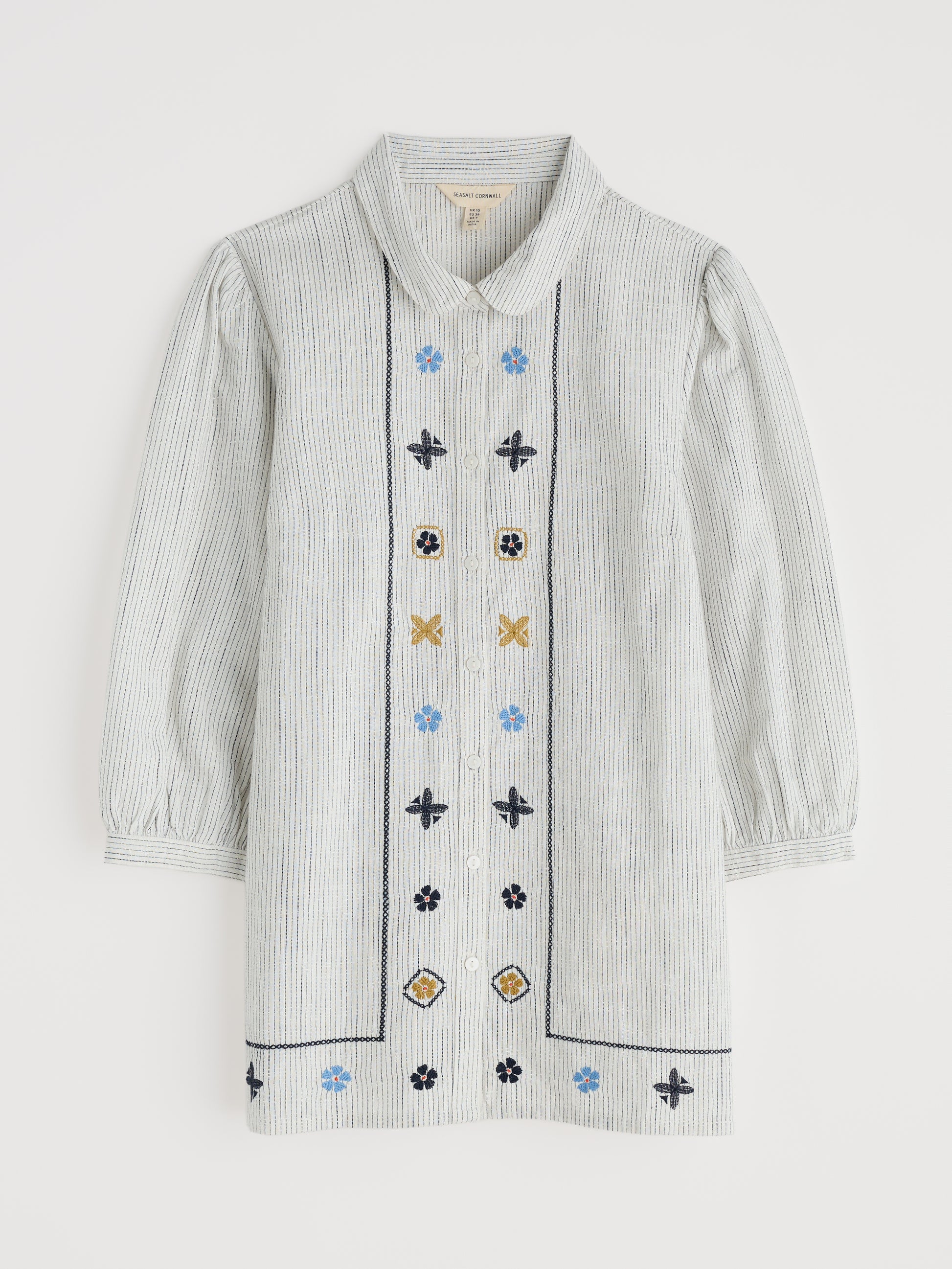 Seasalt Hope Cottage Top in Organic Cotton. Embroidered.